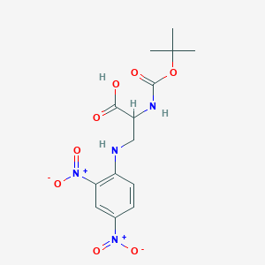 2-[(Tert-butoxycarbonyl)amino]-3-[(2,4-dinitrophenyl)amino]propanoic acid