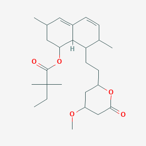 molecular formula C26H40O5 B12318299 Simvastatin 4'-Methyl Ether 