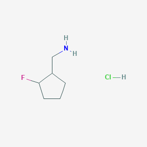 (2-Fluorocyclopentyl)methanaminehydrochloride