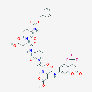 molecular formula C39H45F3N6O13 B12318340 Z-Vdvad-afc 