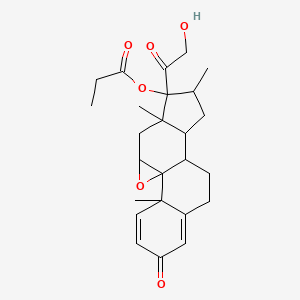 [14-(2-Hydroxyacetyl)-2,13,15-trimethyl-5-oxo-18-oxapentacyclo[8.8.0.01,17.02,7.011,15]octadeca-3,6-dien-14-yl] propanoate