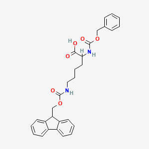 molecular formula C29H30N2O6 B12318383 Nalpha-Cbz-Nepsilon-Fmoc-L-lysine 