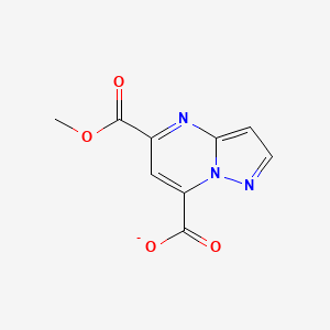 5-Methoxycarbonylpyrazolo[1,5-a]pyrimidine-7-carboxylate