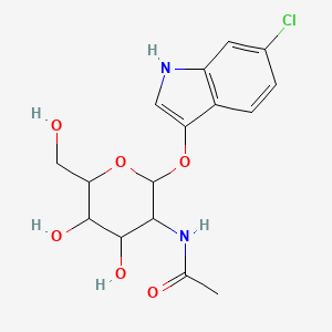 N-((2S,3R,4R,5R,6R)-2-((6-Chloro-1H-indol-3-yl)oxy)-4,5-dihydroxy-6-(hydroxymethyl)tetrahydro-2H-pyran-3-yl)acetamide