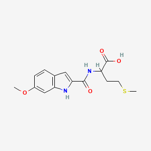 (S)-2-(6-Methoxy-1H-indole-2-carboxamido)-4-(methylthio)butanoic acid