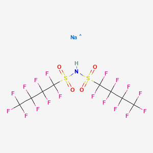 1-Butanesulfonamide,1,1,2,2,3,3,4,4,4-nonafluoro-N-[(nonafluorobutyl)sulfonyl]-, sodium salt