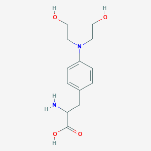 2-Amino-3-[4-[bis(2-hydroxyethyl)amino]phenyl]propanoic acid