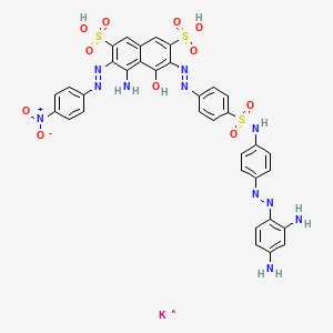 molecular formula C34H27KN11O11S3 B12318470 CID 166597564 