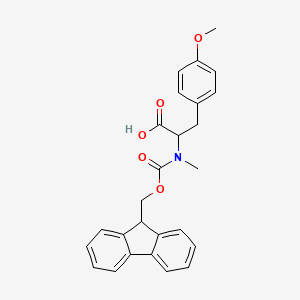 2-{[(9H-fluoren-9-ylmethoxy)carbonyl](methyl)amino}-3-(4-methoxyphenyl)propanoic acid