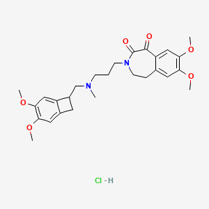 molecular formula C27H35ClN2O6 B12318509 Ivabradine IMpurity 