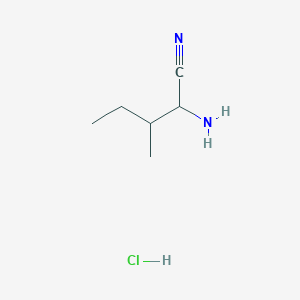 (2S)-2-Amino-3-methylpentanenitrile, HCl