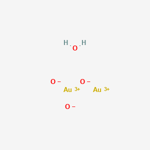 molecular formula Au2H2O4 B12318606 Gold (III) oxide, hydrous 