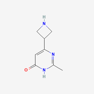 6-(Azetidin-3-YL)-2-methylpyrimidin-4-OL