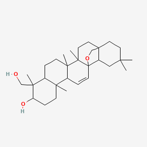 molecular formula C30H48O3 B12318653 16-Deoxysaikogenin F 