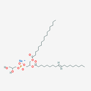 molecular formula C40H76NaO10P B12318669 L-alpha-phosphatidylglycerol (Egg, Chicken) (sodium salt) 