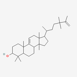 molecular formula C32H54O B12318704 24,24-Dimethyl-5alpha-lanosta-9(11),25-diene-3beta-ol 