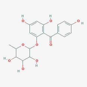 [2,4-Dihydroxy-6-(3,4,5-trihydroxy-6-methyloxan-2-yl)oxyphenyl]-(4-hydroxyphenyl)methanone