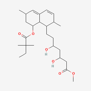 Methyl 7-[8-(2,2-dimethylbutanoyloxy)-2,6-dimethyl-1,2,6,7,8,8a-hexahydronaphthalen-1-yl]-3,5-dihydroxyheptanoate