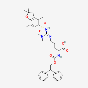 molecular formula C36H44N4O7S B12318834 Fmoc-adma(pbf)-oh 