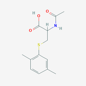 2-Acetamido-3-(2,5-dimethylphenyl)sulfanylpropanoic acid