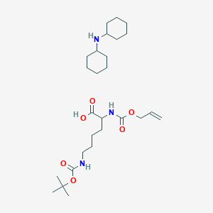 N-cyclohexylcyclohexanamine;6-[(2-methylpropan-2-yl)oxycarbonylamino]-2-(prop-2-enoxycarbonylamino)hexanoic acid