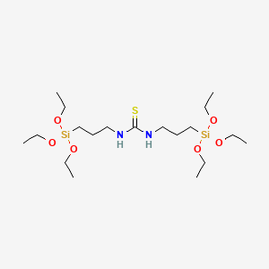 molecular formula C19H44N2O6SSi2 B1231898 N,N'-Bis(3-triethoxysilylpropyl)thiourea CAS No. 69952-89-2
