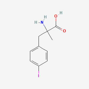 molecular formula C10H12INO2 B12318982 alpha-Me-D-Phe(4-I)-OH 