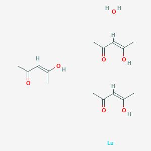 molecular formula C15H26LuO7 B12319009 Lutetium(III) acetylacetonate hydrate CAS No. 86322-74-9