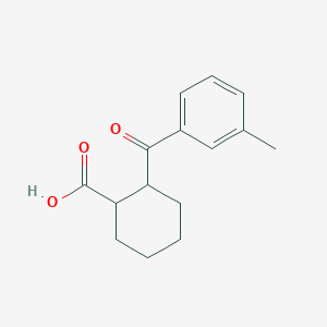 2-(3-Methyl-benzoyl)-cyclohexanecarboxylic acid