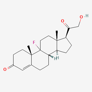 molecular formula C21H29FO3 B1231907 9-Fluoro-21-hydroxypregn-4-ene-3,20-dione 