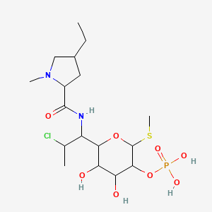 molecular formula C17H32ClN2O8PS B12319092 Clindamycin B 2-phosphate 