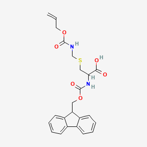 2-{[(9H-fluoren-9-ylmethoxy)carbonyl]amino}-3-[({[(prop-2-en-1-yloxy)carbonyl]amino}methyl)sulfanyl]propanoic acid