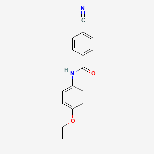 molecular formula C16H14N2O2 B12319125 4-cyano-N-(4-ethoxyphenyl)benzamide 