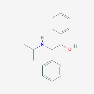 molecular formula C17H21NO B12319132 2-(Isopropylamino)-1,2-diphenylethanol 