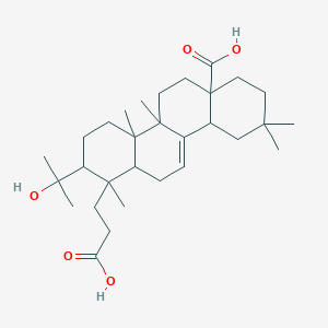 1-(2-carboxyethyl)-2-(2-hydroxypropan-2-yl)-1,4a,4b,9,9-pentamethyl-3,4,5,6,7,8,10,10a,12,12a-decahydro-2H-chrysene-6a-carboxylic acid