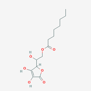 molecular formula C14H22O7 B12319161 Ascorbyl octanoate 