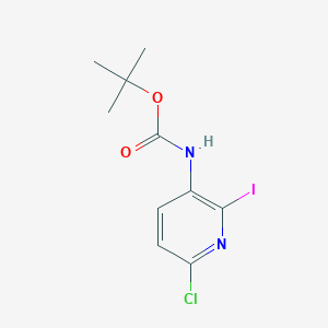 tert-Butyl (6-chloro-2-iodopyridin-3-yl)carbamate