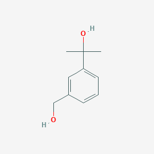 molecular formula C10H14O2 B12319248 2-[3-(Hydroxymethyl)phenyl]propan-2-ol CAS No. 1346690-08-1