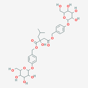 Bis(4-(glucopyranosyloxy)benzyl) 2-sec-butylmalate