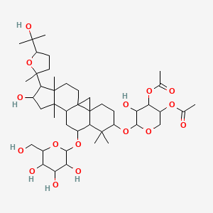 beta-D-Glucopyranoside,(3beta,6alpha,16beta,20R,24S)-3-[(3,4-di-O-acetyl-beta-D-xylopyranosyl)oxy]-20, 24-epoxy-16,25-dihydroxy-9,19-cyclolanostan-6-yl