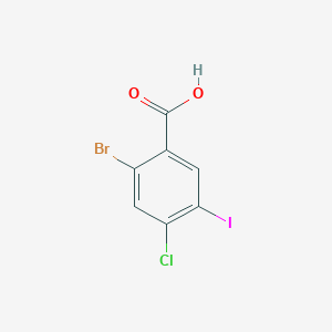 2-Bromo-4-chloro-5-iodobenzoic acid