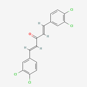 1,5-Bis(3,4-dichlorophenyl)penta-1,4-dien-3-one