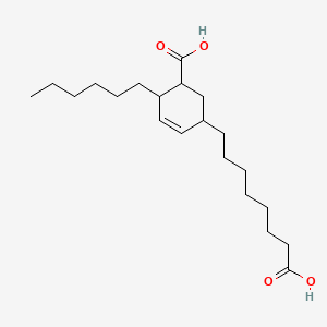 5-Carboxy-4-hexyl-2-cyclohexene-1-octanoic acid