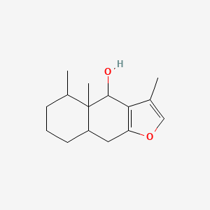 molecular formula C15H22O2 B12319561 Petasalbin CAS No. 4176-11-8