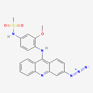 molecular formula C21H18N6O3S B1231959 3-Azidoamsacrine CAS No. 80266-02-0