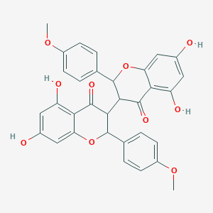 molecular formula C32H26O10 B12319595 4',4'''Di-O-Methylisochamaejasmin 