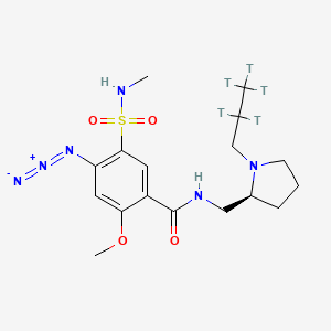 molecular formula C17H26N6O4S B1231961 4-Azidosulpiride CAS No. 98537-17-8