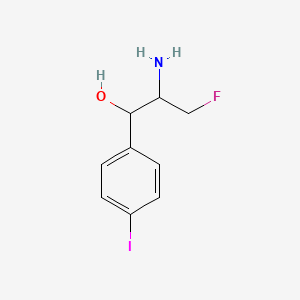 (2S,1R)-2-Amino-3-fluoro-1-(4-iodophenyl)propan-1-ol