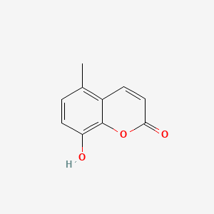 molecular formula C10H8O3 B1231965 5-Methyl-8-hydroxycoumarin CAS No. 36651-81-7