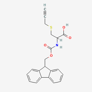 (2R)-2-(9H-fluoren-9-ylmethoxycarbonylamino)-3-prop-2-ynylsulfanylpropanoic acid